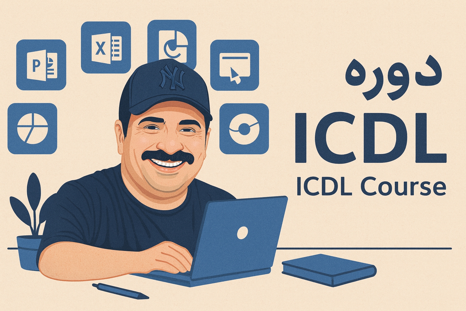 دوره ICDL در آموزشگاه فنی‌وحرفه‌ای کبیر | آموزش کودکان و بزرگسالان در ۱۲ جلسه + مدرک بین‌المللی